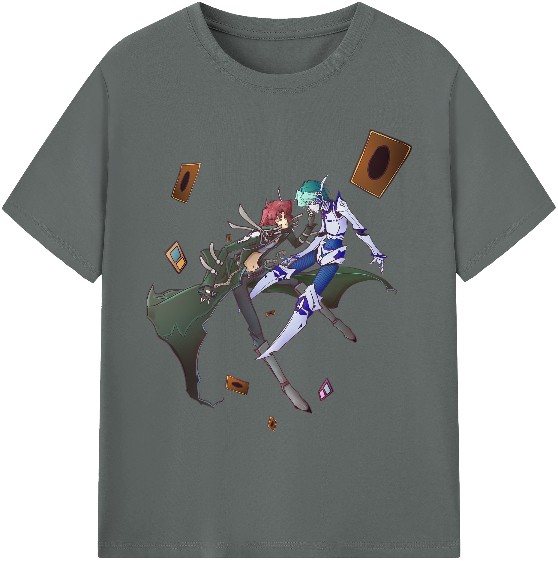 （画像用） 遊☆戯☆王 Yu-Gi-Oh! 綿100％ メンズ半袖Tシャツ｜肌触りやわらか＆通気性